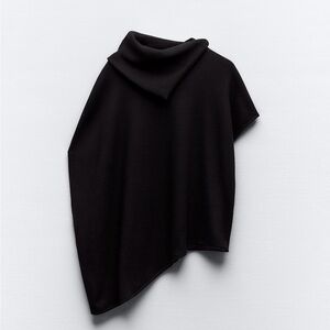 Zara Black Cowl Neck Sweater